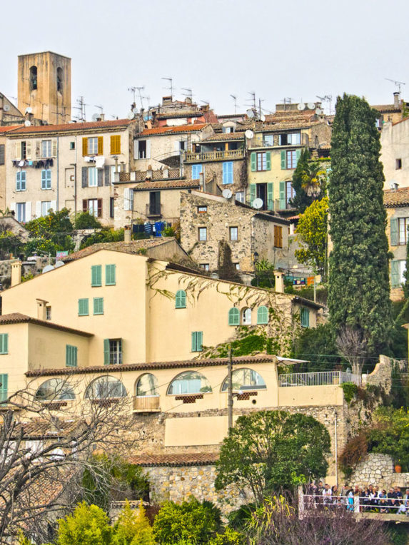 View of Biot, south of France