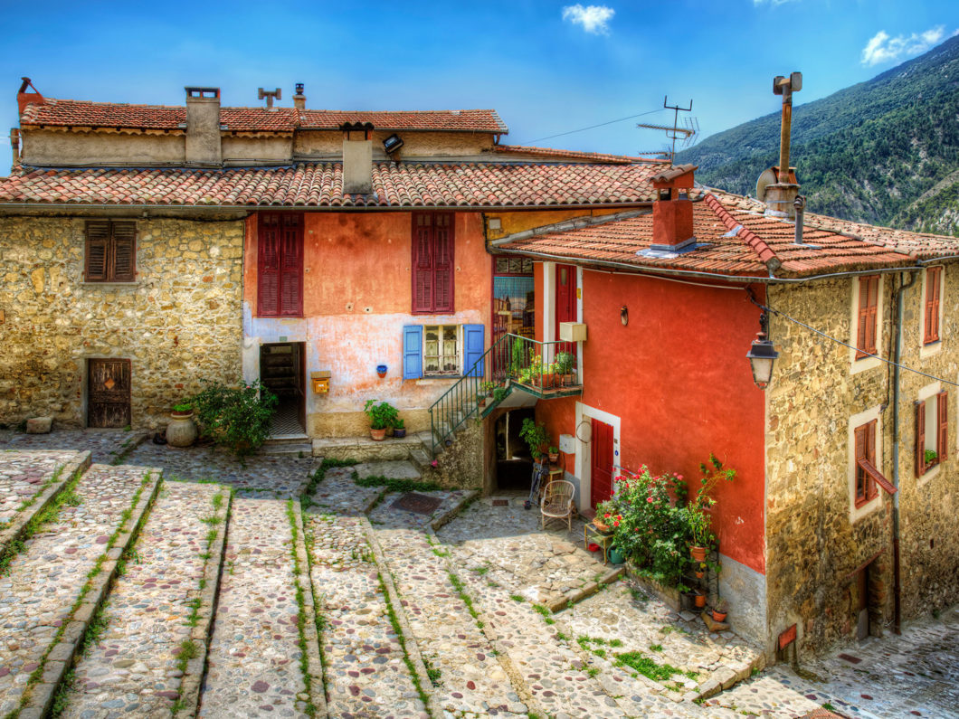 From the Village of Coaraze, Provence, France