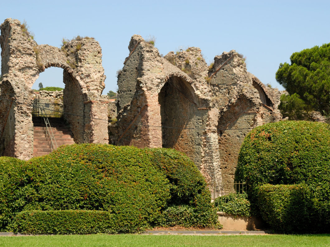 Ruin of a Roman arena in Frejus, southern France