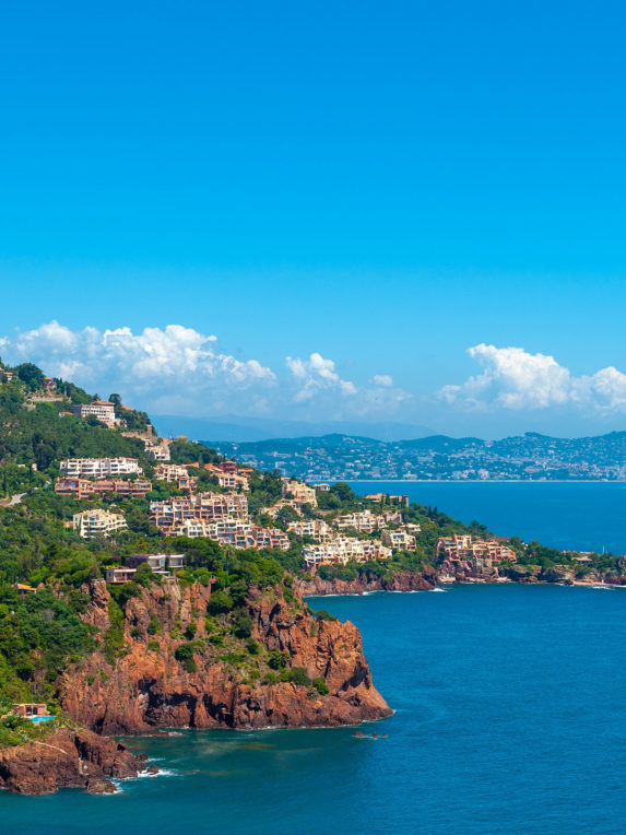 Coastal landscape close to Théoule sur Mer