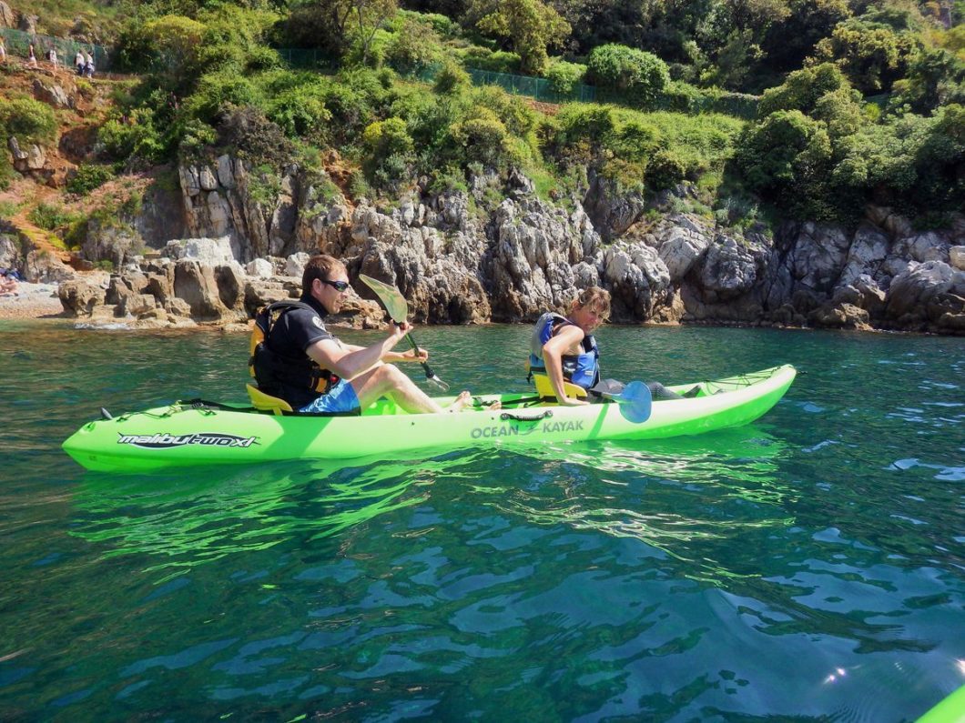 canoe colle sur loup pinedes camping