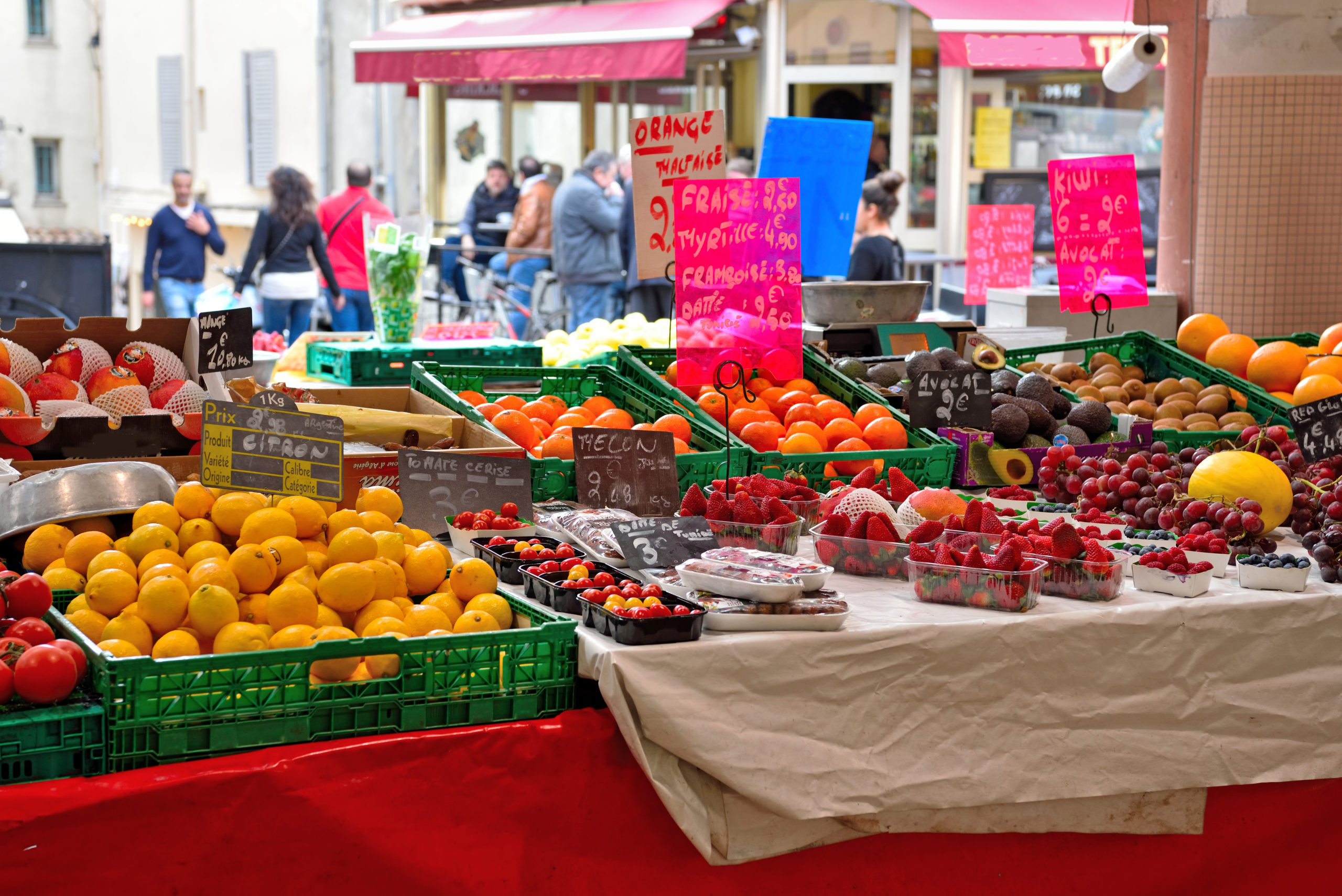 fruit market (marche forville) Cannes France